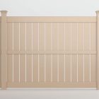 Hudson Vinyl Semi Private Fence In Clay