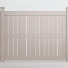 Hudson Vinyl Semi Private Fence In Gray