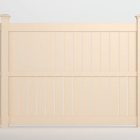 Hudson Vinyl Semi Private Fence In Sand