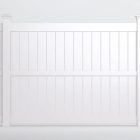 Hudson Vinyl Semi Private Fence In White