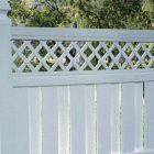 Montauk vinyl semi-private fence panel detail