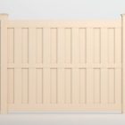 Montauk Vinyl Semi-Private Fence In Sand