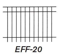EFF-20 fence style drawing