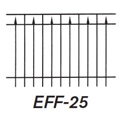 EFF-25 fence style drawing