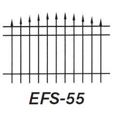 EFS-55 fence style drawing