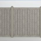 Catalyst Breckenridge Molded Simtek Privacy Fencing In Nantucket Gray