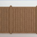 Catalyst Breckenridge Molded Simtek Privacy Fencing In Red Cedar