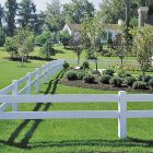 Catalyst Coronado Ranch Rail 2 Post Vinyl Fence
