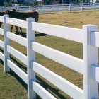 Catalyst Coronado Ranch Rail 4 Post Vinyl Fence