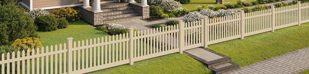 Catalyst Nantucket Classic Spade Picket Fence