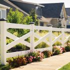 Catalyst Sedona Crossbuck Ranch Rail Vinyl Fence
