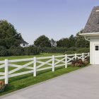 Catalyst Sedona Crossbuck Ranch Rail Vinyl Fence