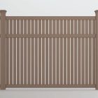 Folly Semi Private Fence in Weathered Blend