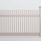 Cape Cod Picket Fencing In Gray