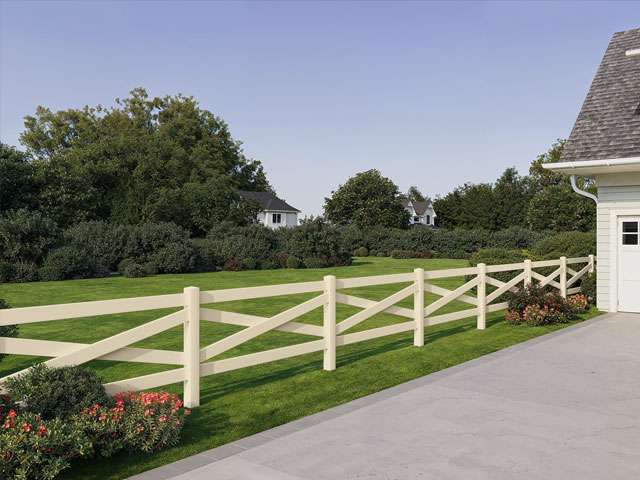 Catalyst-Sedona-Crossbuck-White-3 Catalyst Sedona Crossbuck Ranch Rail Fence