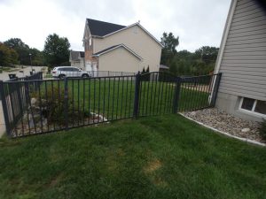 McWard Aluminum Fence Project FentonMO Before 1